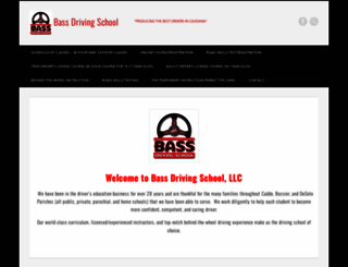 bassdrivingschool.com screenshot