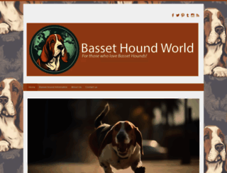 bassethoundworld.com screenshot