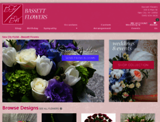 bassettflowers.com screenshot