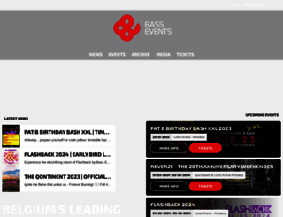 bassevents.be screenshot