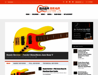 bassgearmag.com screenshot