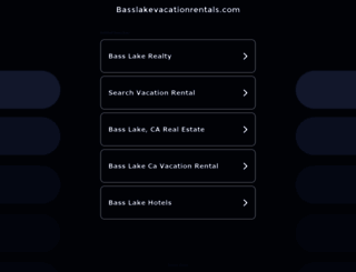 basslakevacationrentals.com screenshot