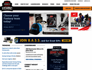 bassmasterfantasy.com screenshot