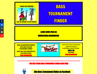 basstournamentfinder.com screenshot