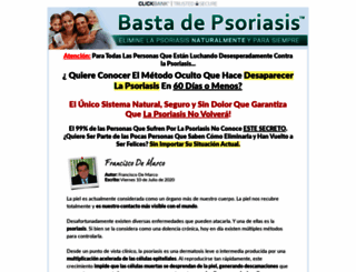 bastadepsoriasis.com screenshot