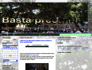 bastaprecaricomunemazara.blogspot.it screenshot
