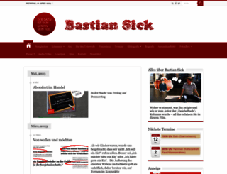 bastiansick.de screenshot