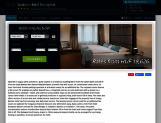 bastionhotel-budapest.com screenshot
