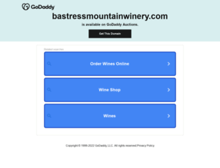 bastressmountainwinery.com screenshot