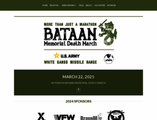 bataanmarch.com screenshot
