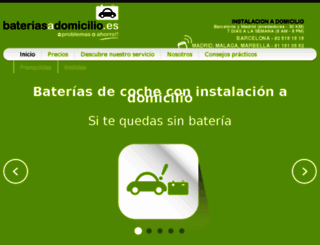 bateriesadomicili.com screenshot