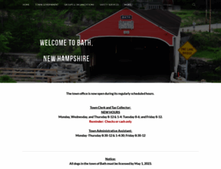 bath-nh.org screenshot