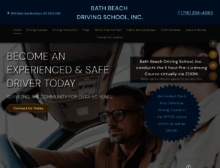 bathbeachdrivingschool.com screenshot