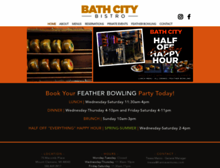 bathcitybistro.com screenshot