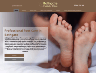 bathgatepodiatryclinic.co.uk screenshot