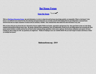 bathouseforum.org screenshot