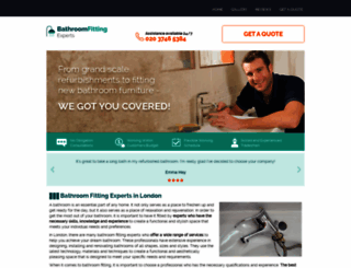 bathroomfittingexperts.co.uk screenshot