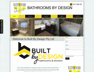 bathroomsbydesign.net.au screenshot