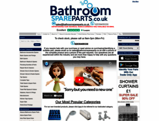 bathroomspareparts.co.uk screenshot