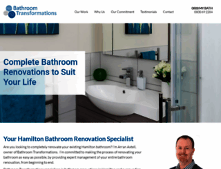 bathroomtransformations.co.nz screenshot