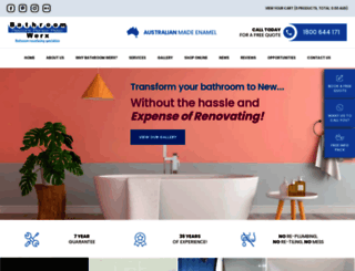 bathroomwerx.com.au screenshot