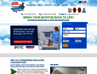 bathtubreglazingtoronto.ca screenshot