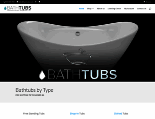 bathtubs.com screenshot