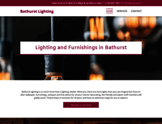bathurstlighting.com.au screenshot