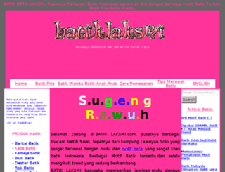 batiklaksmi.com screenshot