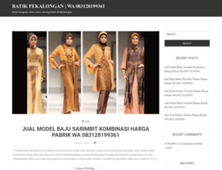 batikpekalongan.org screenshot