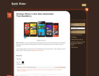 batikrider.wordpress.com screenshot