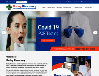 batleypharmacy.co.uk screenshot