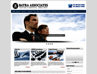 batraassociates.org screenshot