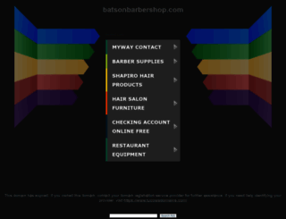 batsonbarbershop.com screenshot
