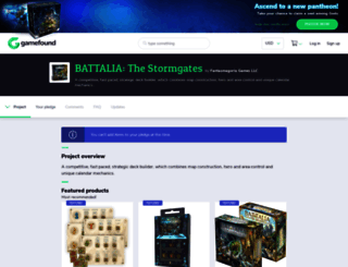 battalia.gamefound.com screenshot