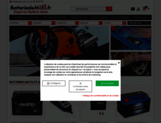 batteriedemoto.fr screenshot