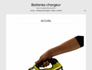 batteries-chargeur.fr screenshot