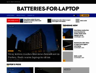batteries-for-laptop.com screenshot