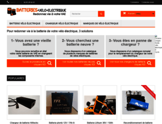 batteries-velo-electrique.com screenshot