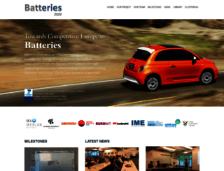 batteries2020.eu screenshot