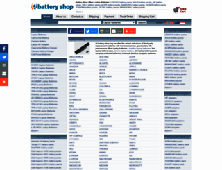 battery-shop.org screenshot