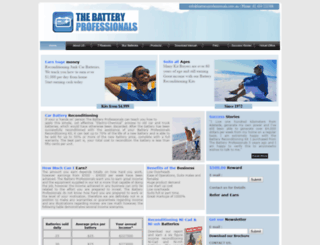 batteryprofessionals.com.au screenshot
