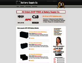 batterysupplyco.com screenshot