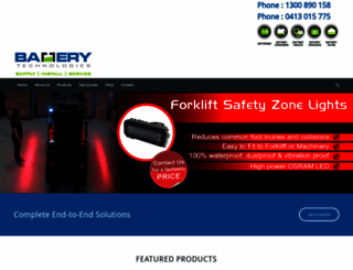 batterytechnologies.com.au screenshot