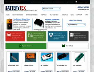 batterytex.com screenshot