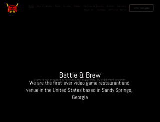 battleandbrew.com screenshot