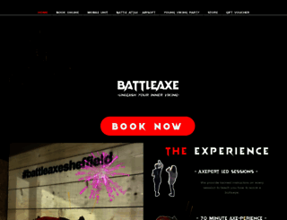 battleaxesheffield.co.uk screenshot