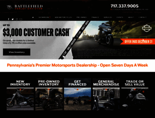 battlefieldharley-davidson.com screenshot