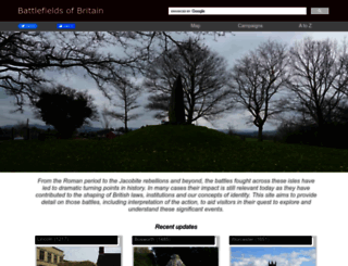 battlefieldsofbritain.co.uk screenshot