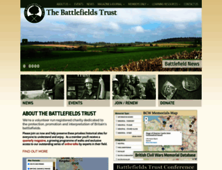 battlefieldstrust.com screenshot